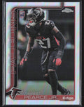 James Pearce Jr 2025 Topps Chrome Refractor RC #351 Atlanta Falcons