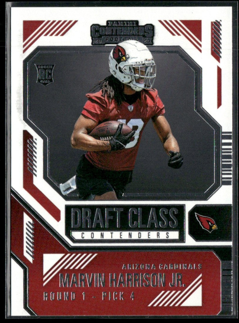 Marvin Harrison Jr. 2024 Panini Contenders Draft Class RC #4 Arizona Cardinals