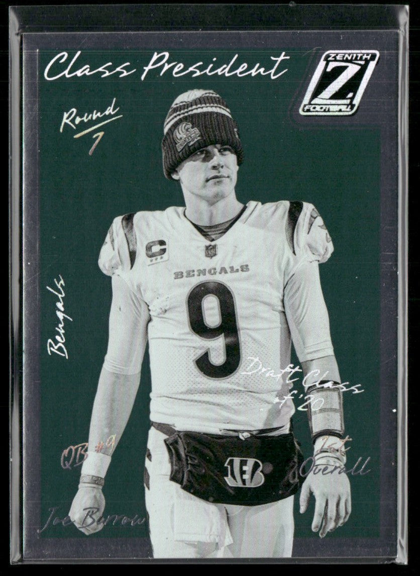 Joe Burrow 2023 Panini Zenith Class President #CP-2020 Cincinnati Bengals