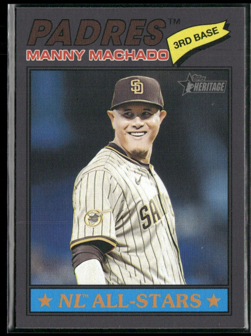 Manny Machado 2026 Topps Heritage Dark Gray #143 San Diego Padres