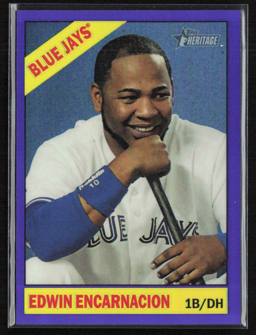Edwin Encarnacion 2015 Topps Heritage Chrome Purple Refractor #THC-487