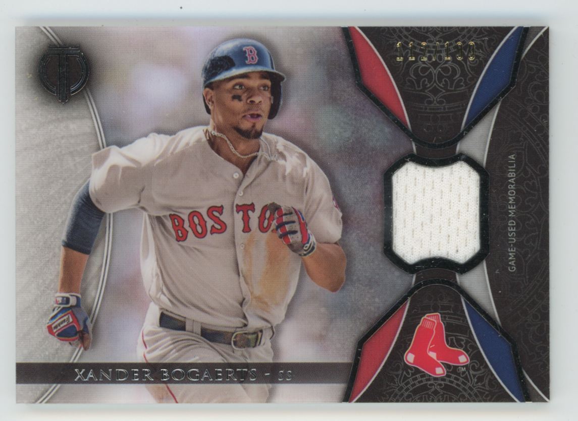 Xander Bogaerts 2017 Topps Tribute Relics /199 Jersey #TR-XB Boston Red Sox