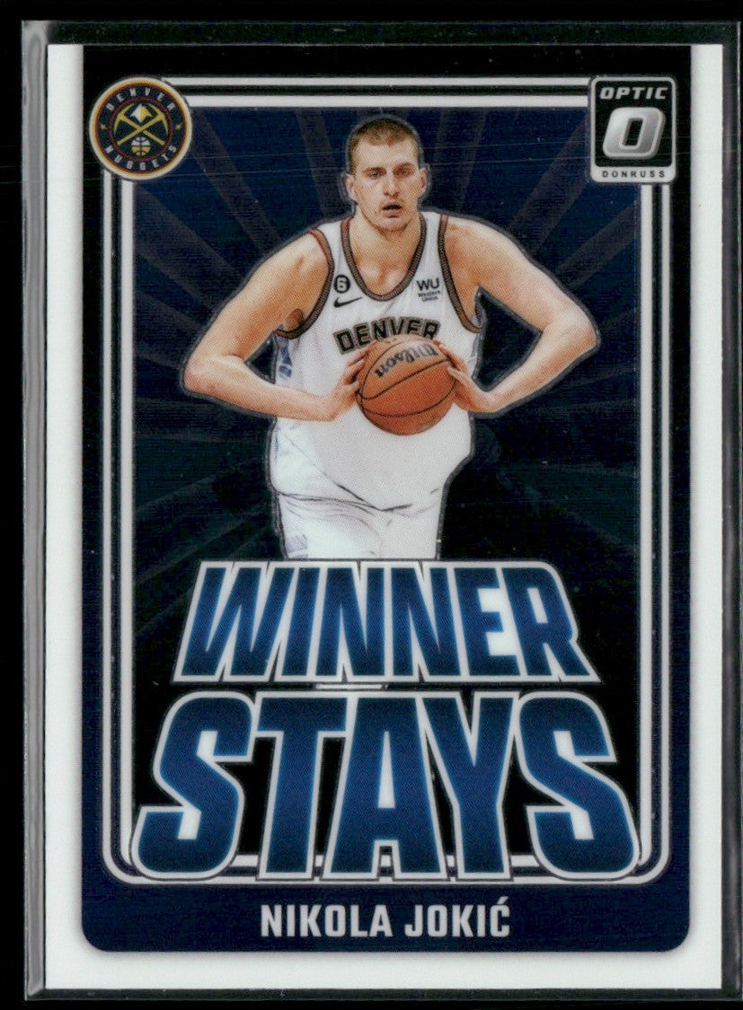 Nikola Jokic 2024 Donruss Optic Winner Stays #6 Denver Nuggets