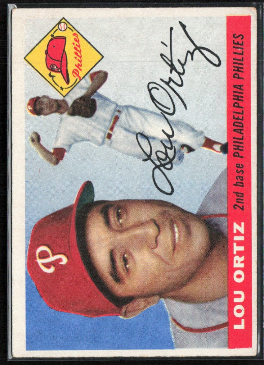 Lou Ortiz 1955 Topps #114 Philadelphia Phillies