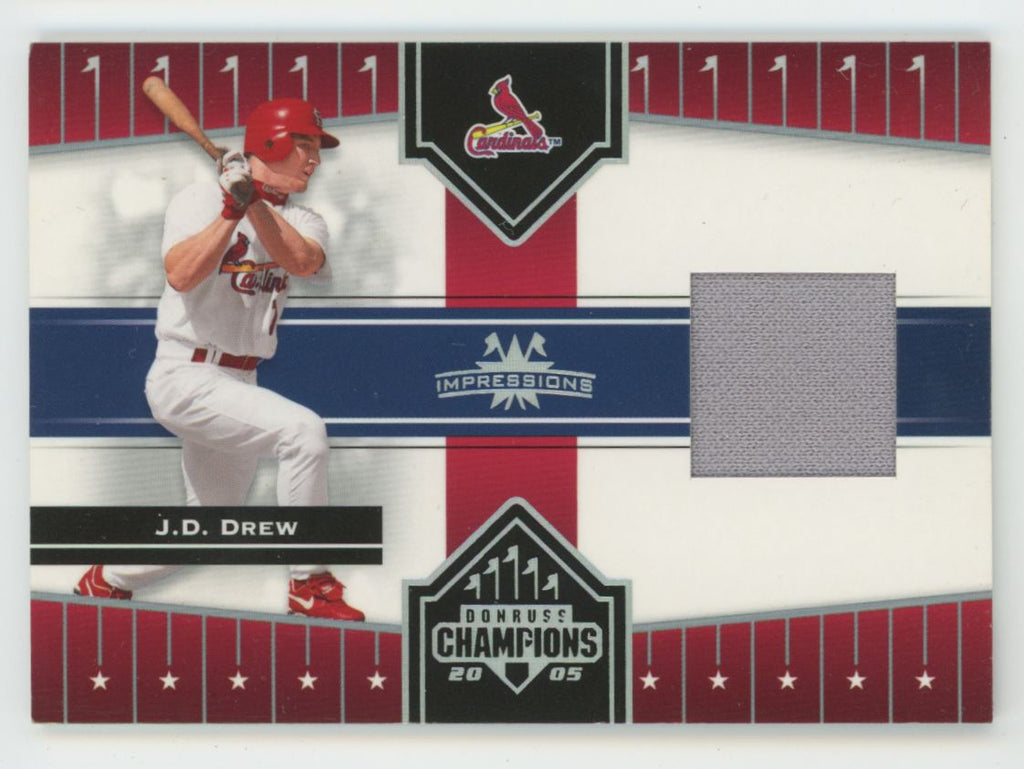 J.D. Drew 2005 Donruss Champions Impressions Jersey #37 St. Louis Cardinals