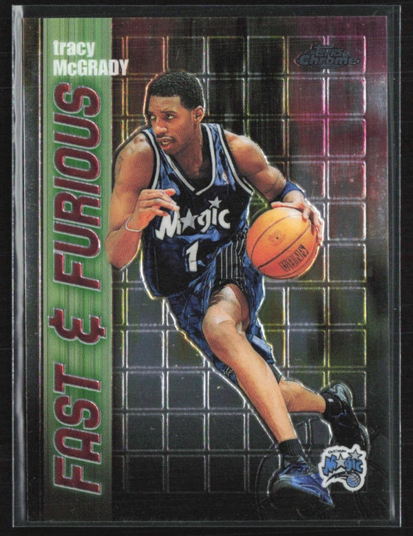 Tracy McGrady 2001 Topps Chrome Fast and Furious #FF03 Orlando Magic