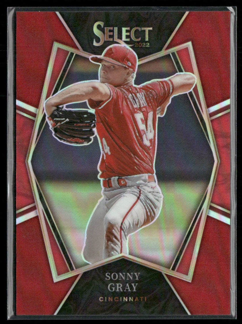 Sonny Gray 2022 Panini Select Premier Red /199 #175 Cincinnati Reds