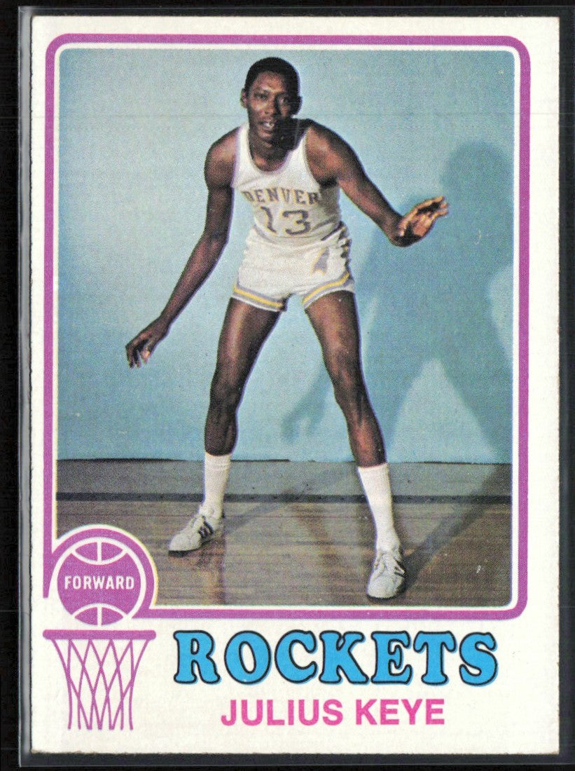 Julius Keye 1973 Topps #227 Denver Rockets