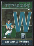 Trevor Lawrence 2022 Donruss Elite Spellbound Green #SB-TL3 Jacksonville Jaguars