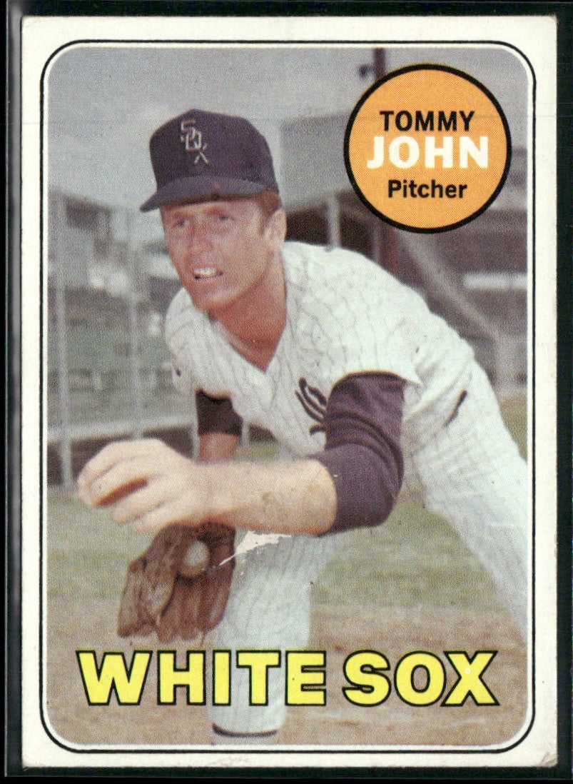Tommy John 1969 Topps #465 Chicago White Sox