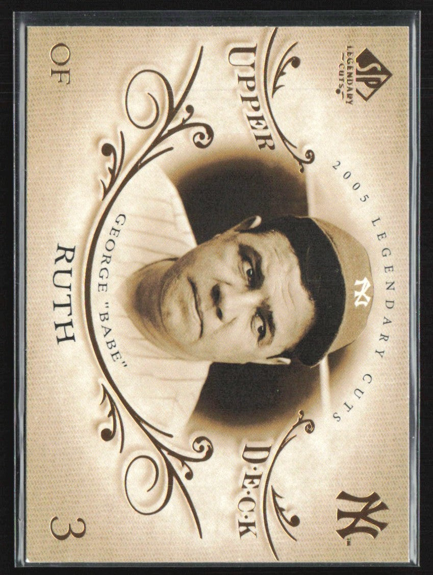 Babe Ruth 2005 SP Legendary Cuts #2 New York Yankees