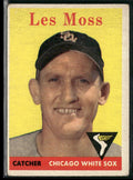 Les Moss 1958 Topps #153 Chicago White Sox