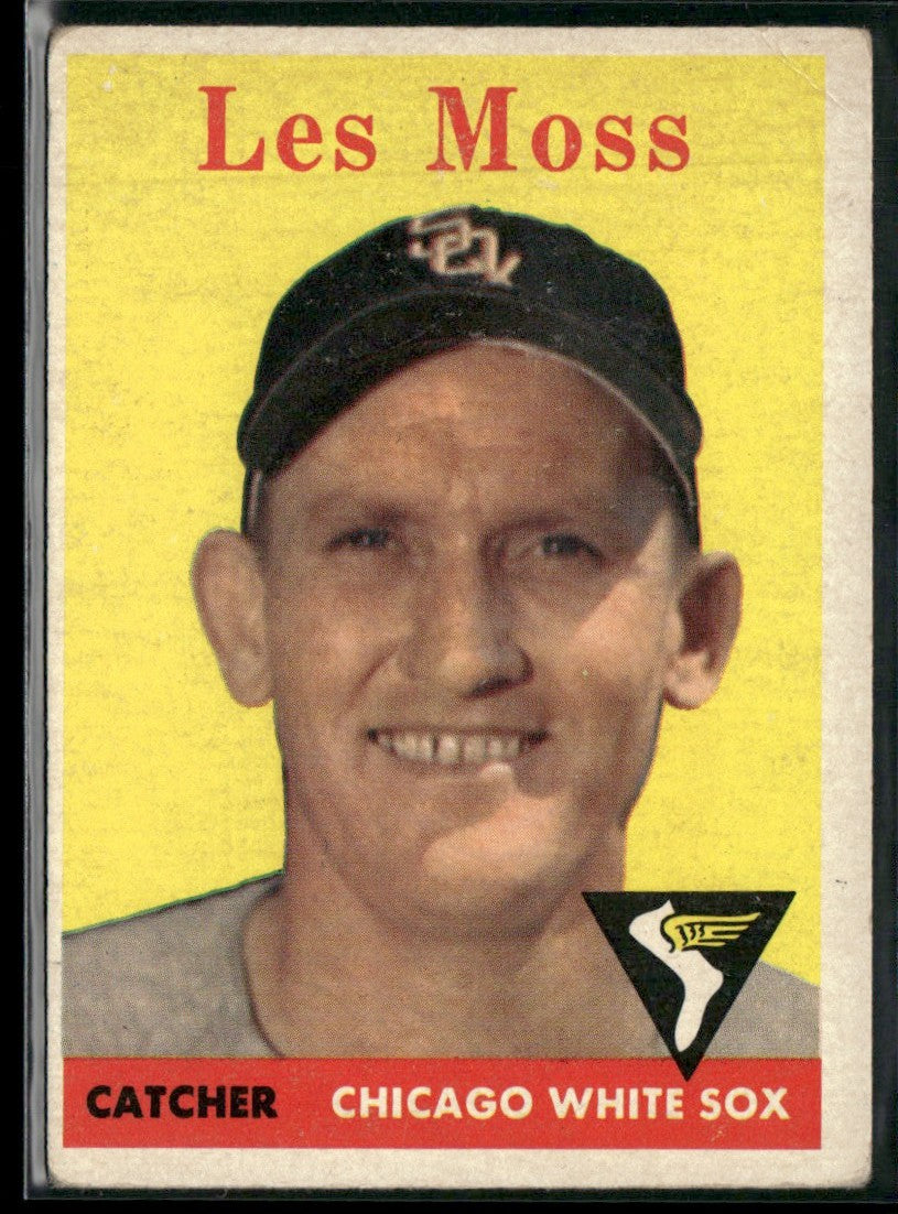 Les Moss 1958 Topps #153 Chicago White Sox