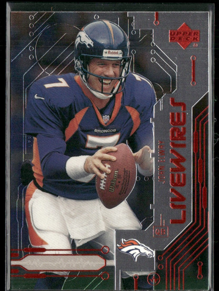 John Elway 1999 Upper Deck Livewires #L4 Denver Broncos