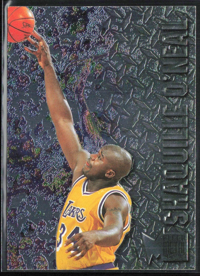 Shaquille O'Neal 1996 Fleer Metal #183 Los Angeles Lakers