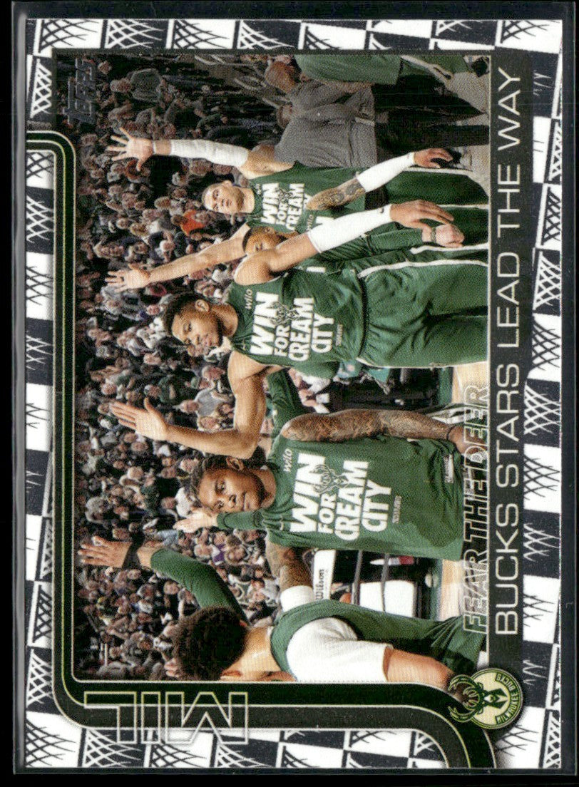 Fear the Deer: Bucks Stars Lead the Way 2025 Topps Season Tip Off #281
