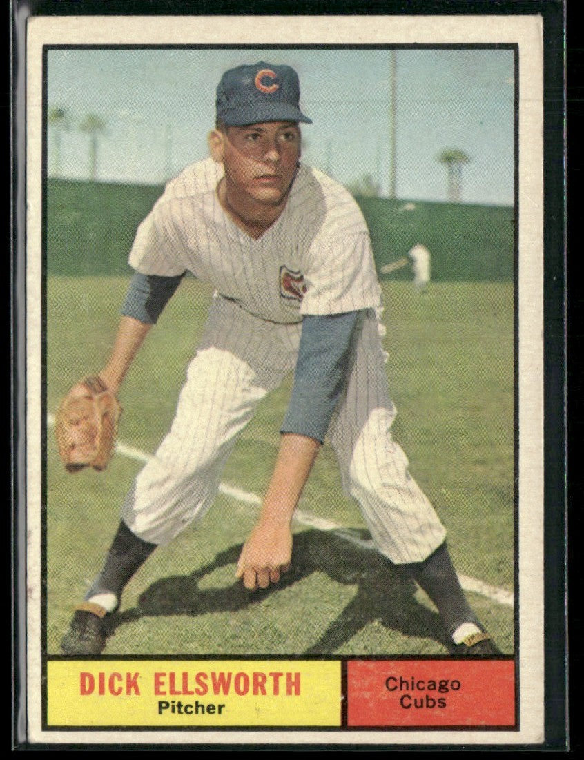 Dick Ellsworth 1961 Topps #427 Chicago Cubs