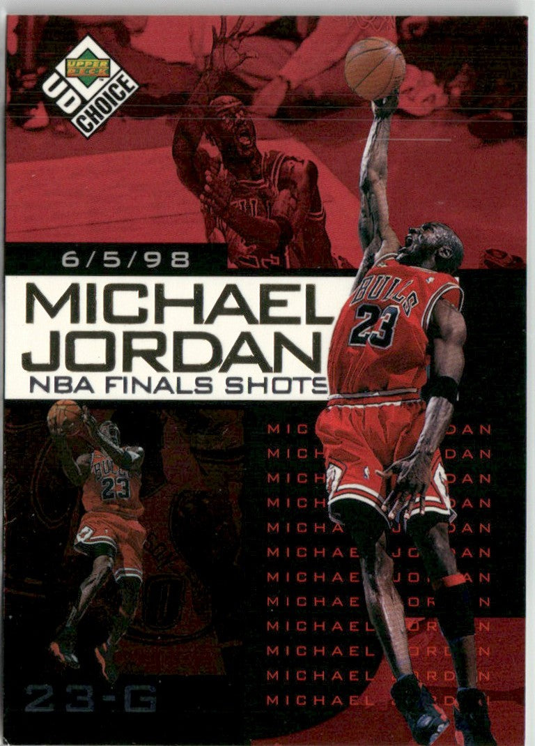 Michael Jordan 1998 UD Choice NBA Finals #2 Chicago Bulls