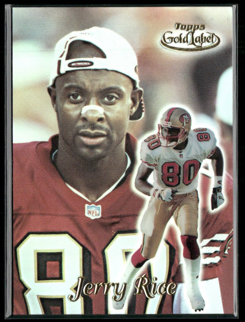 Jerry Rice 1999 Topps Gold Label #60 San Francisco 49ers