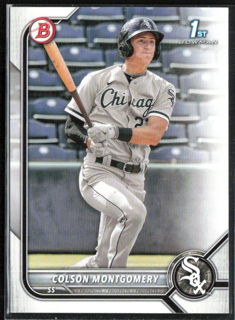 Colson Montgomery 2022 Bowman Prospects #BP-71 Chicago White Sox