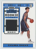 Chuma Okeke 2019 Panini Contenders Rookie Ticket Swatches RC Jersey #RTS-CHO