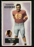Bob Haner 1955 Bowman RC #34 Washington Redskins