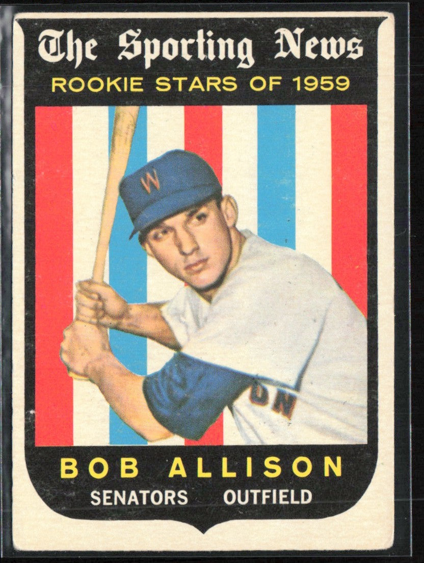 Bob Allison 1959 Topps RC #116.0 Washington Senators