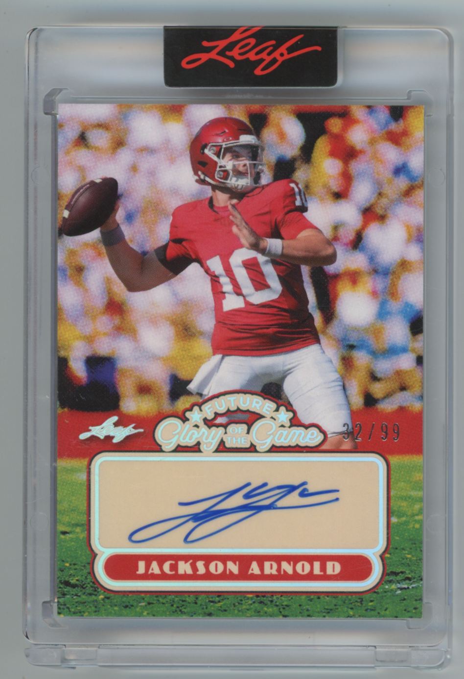 Jackson Arnold 2025 Leaf Glory of the Game AUTO /99 #FG-JA1