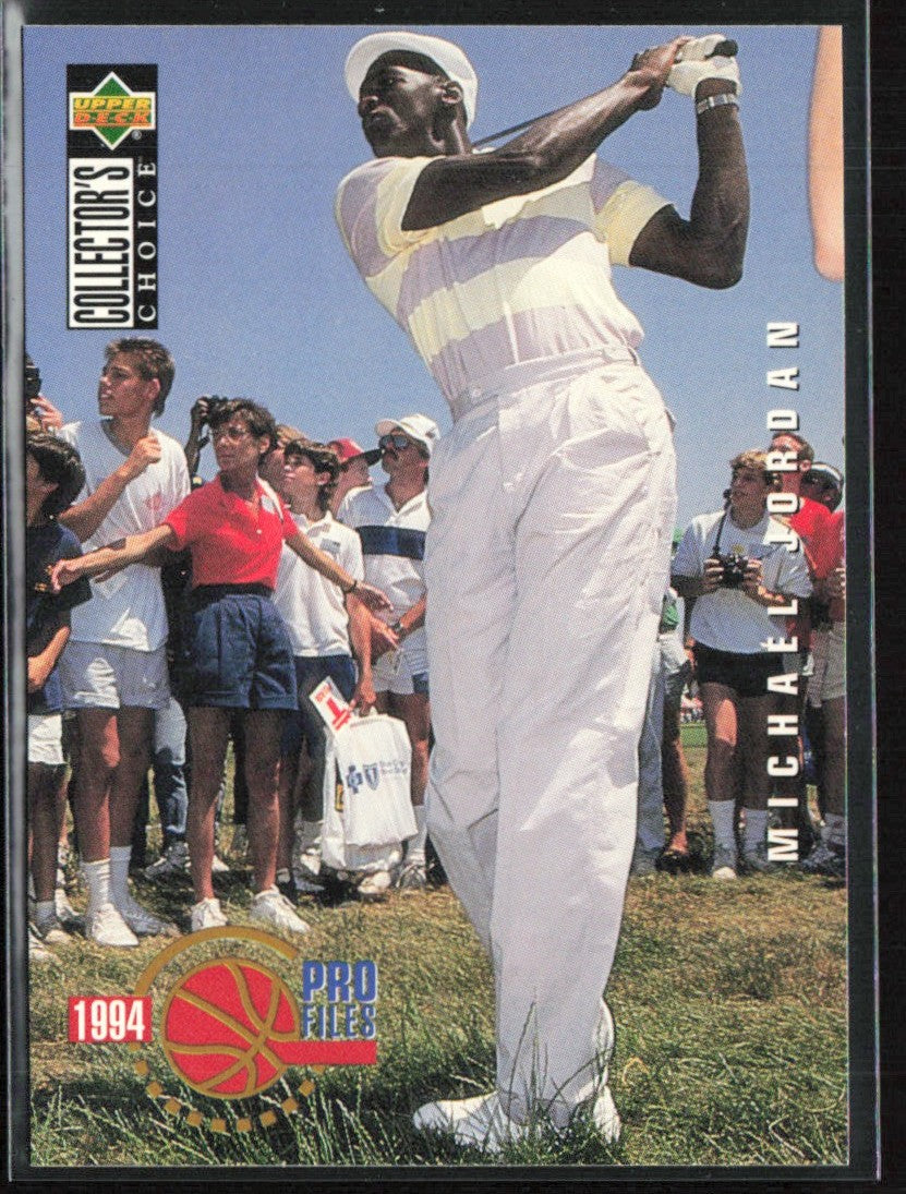 Michael Jordan 1994 Collector's Choice Pro Files #204 Chicago Bulls