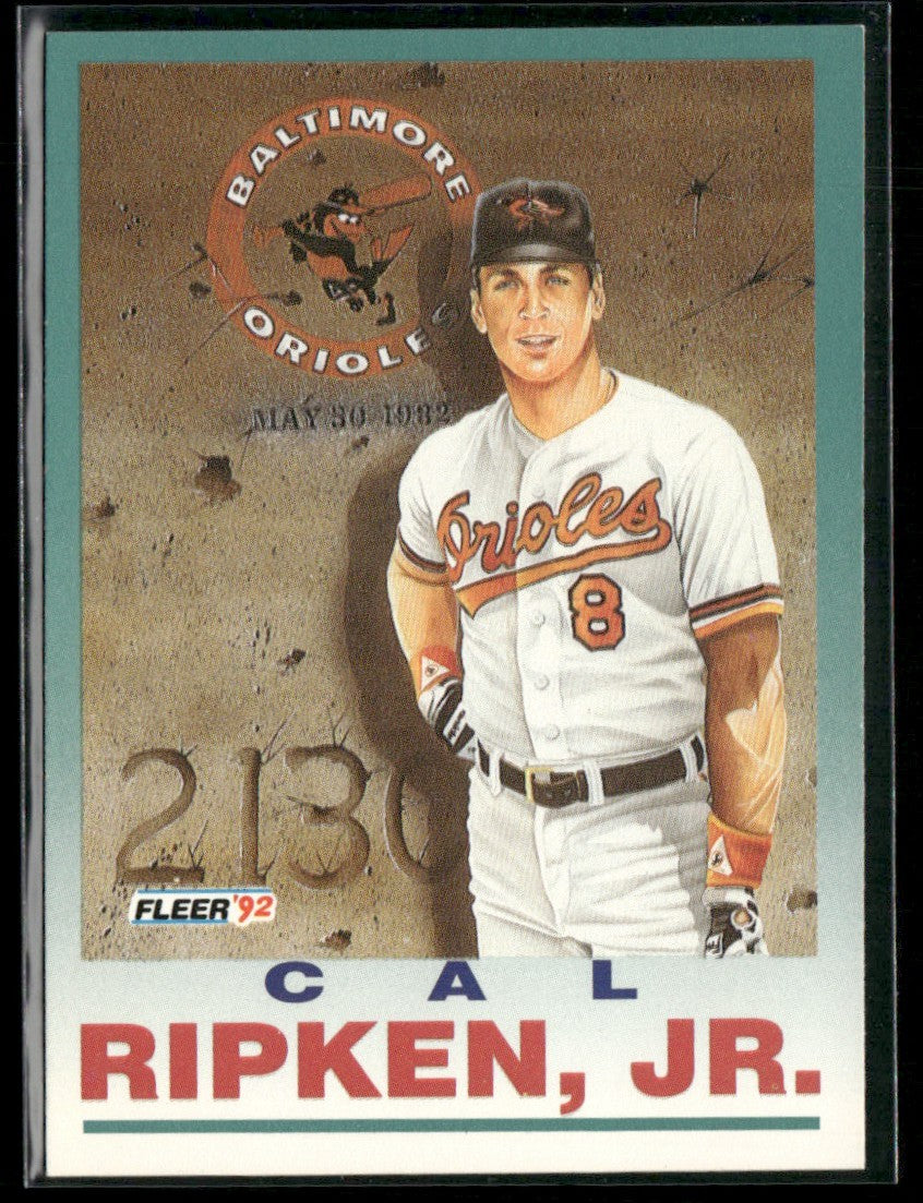 Cal Ripken, Jr. 1992 Fleer #711 Baltimore Orioles