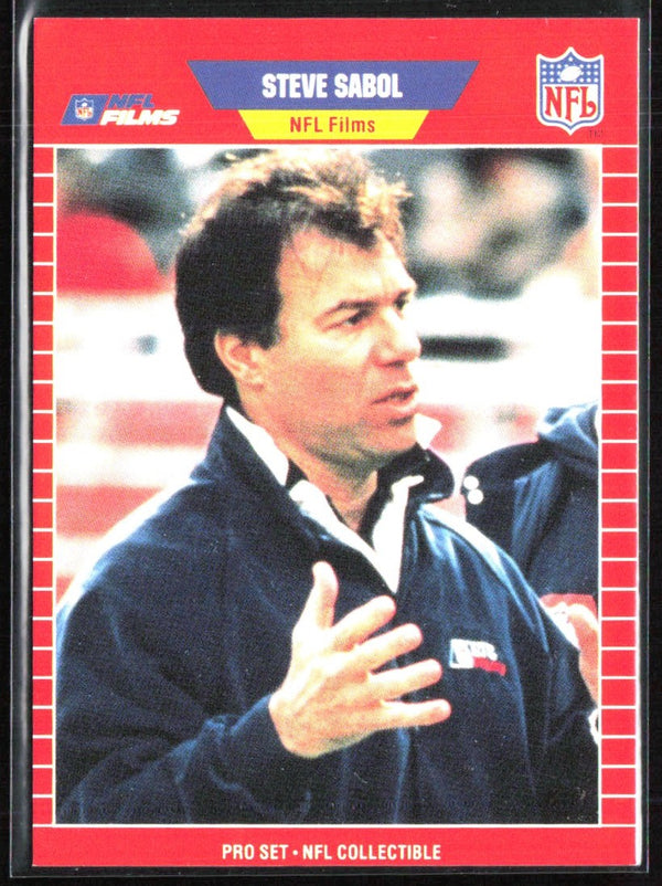 Steve Sabol 1989 Pro Set Announcers #10