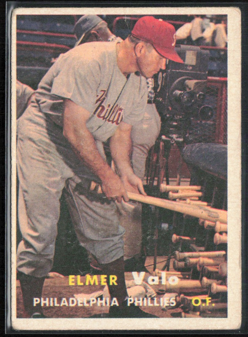 Elmer Valo 1957 Topps #54 Philadelphia Phillies