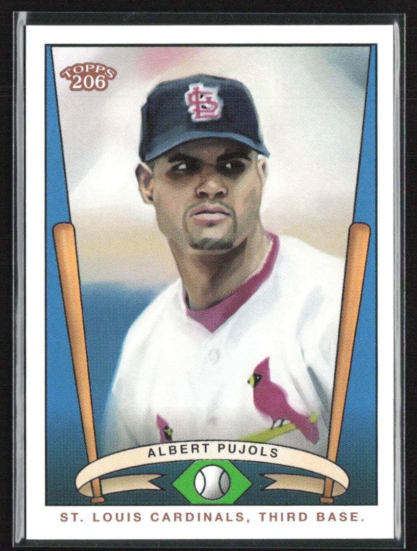 Albert Pujols 2002 Topps 206 #T206-13 St. Louis Cardinals