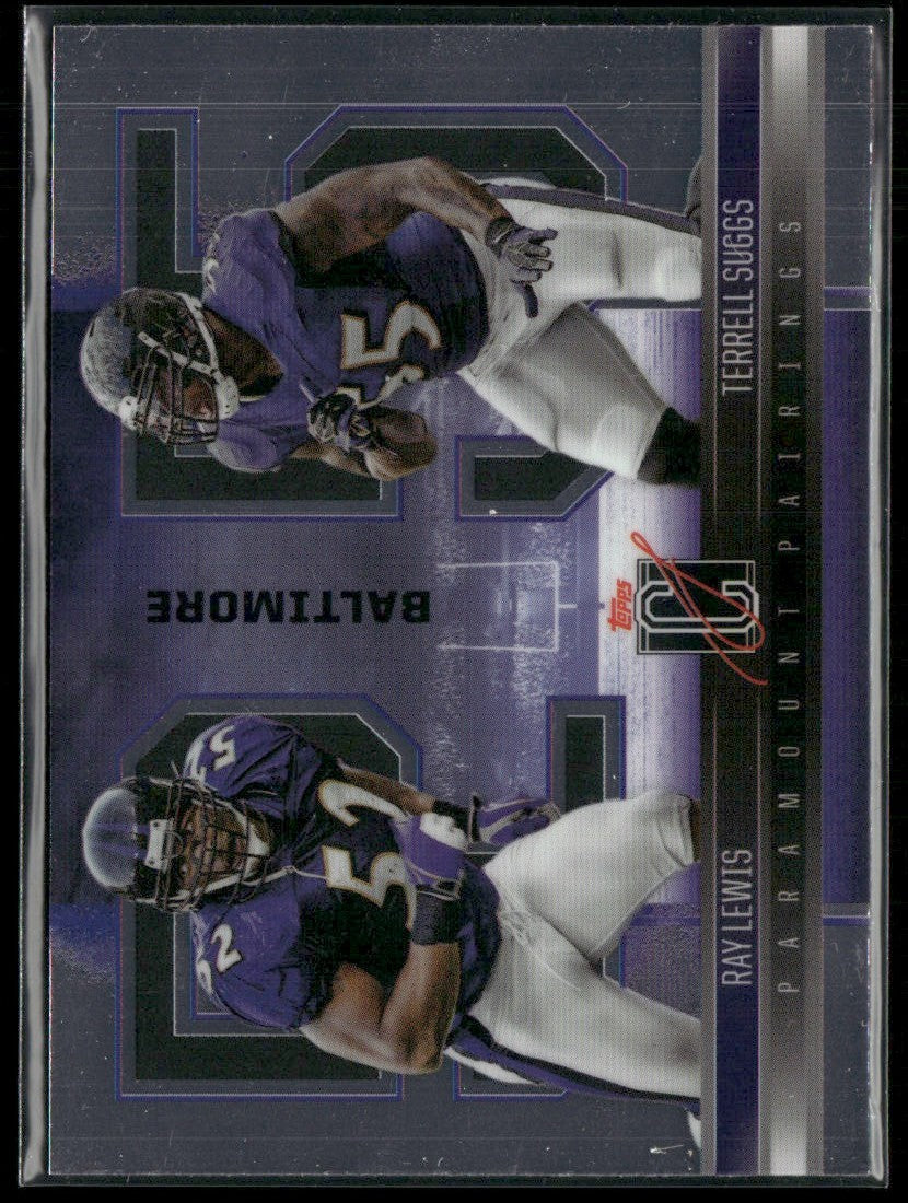 Terrell Suggs / Ray Lewis 2024 Topps Signature Class Paramount Pairings #PP-14