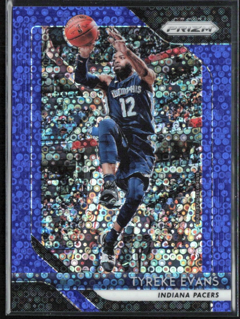 Tyreke Evans 2018 Panini Prizm Fast Break Blue /175 #94 Indiana Pacers