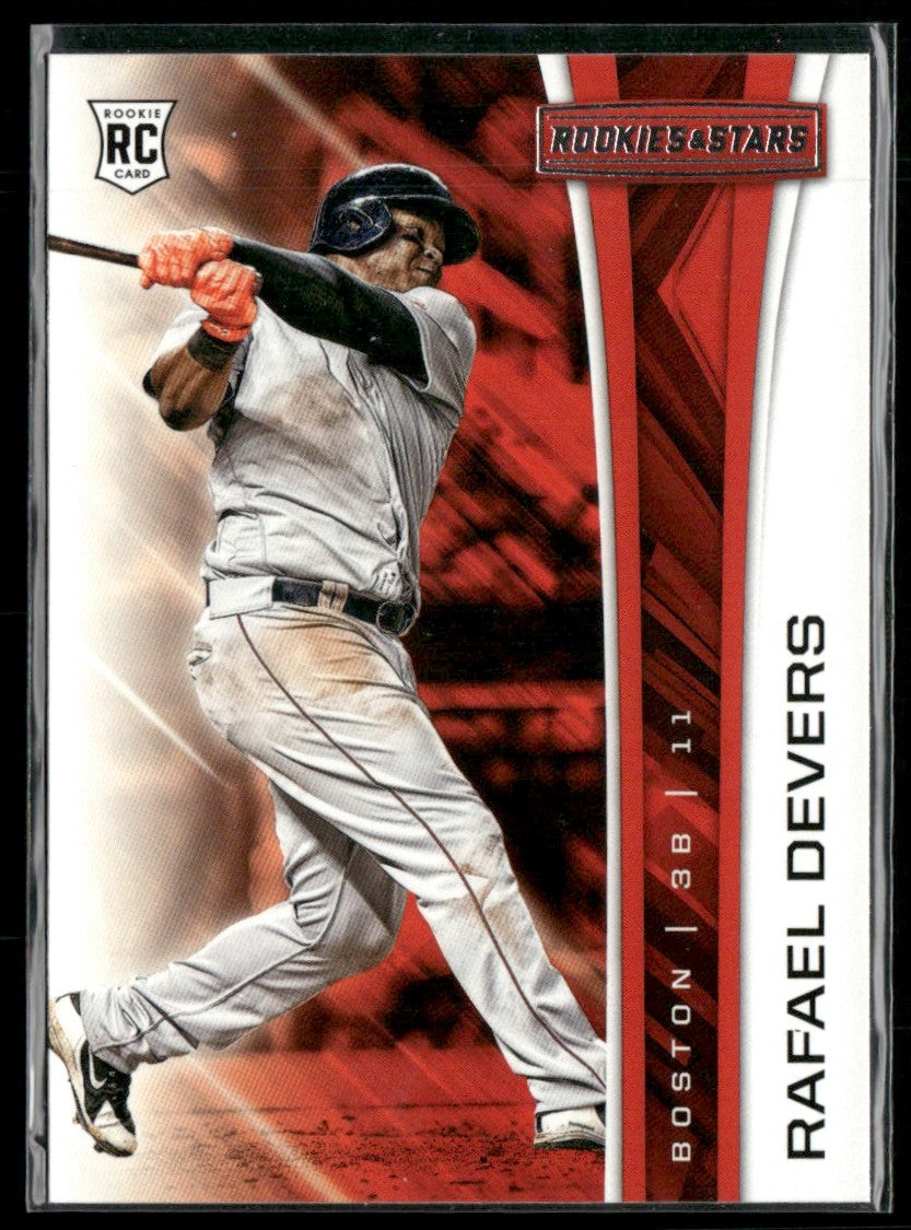 Rafael Devers 2018 Panini Rookies and Stars RC #17 Boston Red Sox
