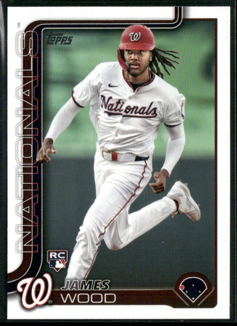 James Wood 2025 Topps RC #181 Washington Nationals