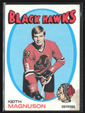 Keith Magnuson 1971 Topps #69 Chicago Blackhawks