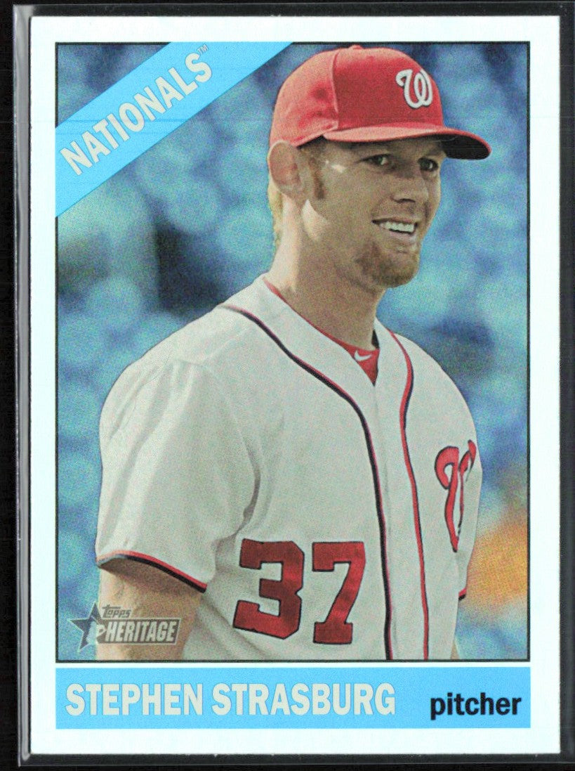 Stephen Strasburg 2015 Topps Heritage Retail Foil #THC-498 Washington Nationals