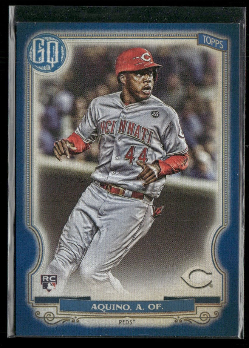 Aristides Aquino 2020 Topps Gypsy Queen Blue /250 #35 Cincinnati Reds