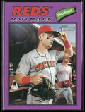 Matt McLain 2026 Topps Heritage Light Purple #252 Cincinnati Reds