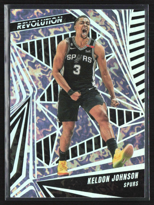Keldon Johnson 2023 Panini Revolution Avalanche #82 San Antonio Spurs