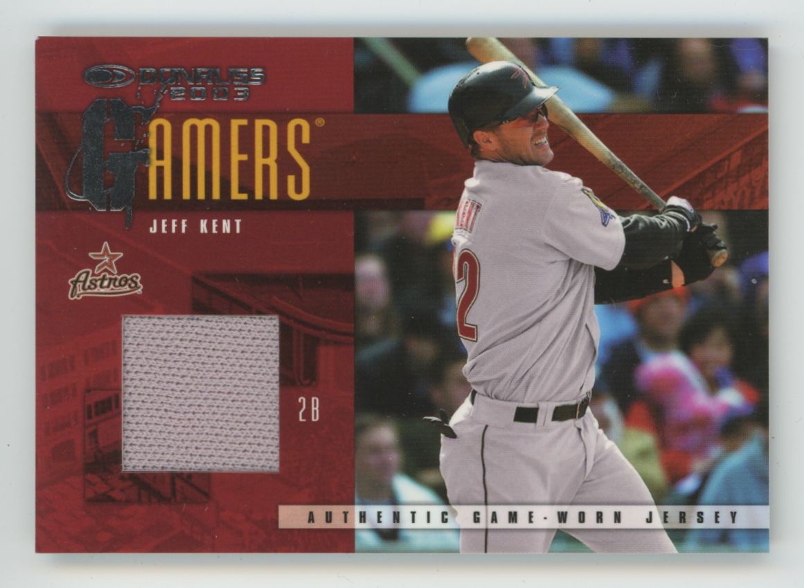 Jeff Kent 2003 Donruss Gamers /500 Jersey #G-46 Houston Astros