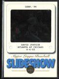 David Justice 1994 Leaf Slideshow #10 Atlanta Braves
