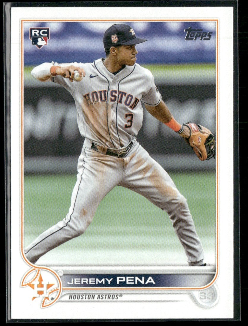 Jeremy Pena 2022 Topps Update RC #US253 Houston Astros