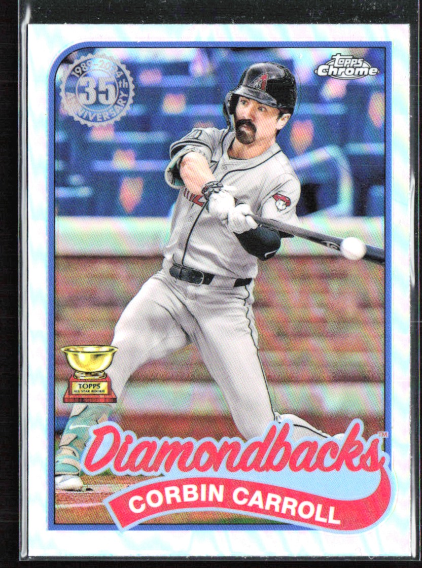 Corbin Carroll 2024 Topps Chrome 1989 Design #89CU-17 Arizona Diamondbacks