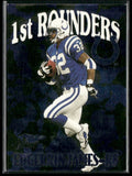 Edgerrin James 1999 Fleer Flair Showcase 1st Rounders RC #9FR Indianapolis Colts