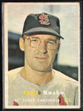 Eddie Kasko 1957 Topps RC #363 St. Louis Cardinals