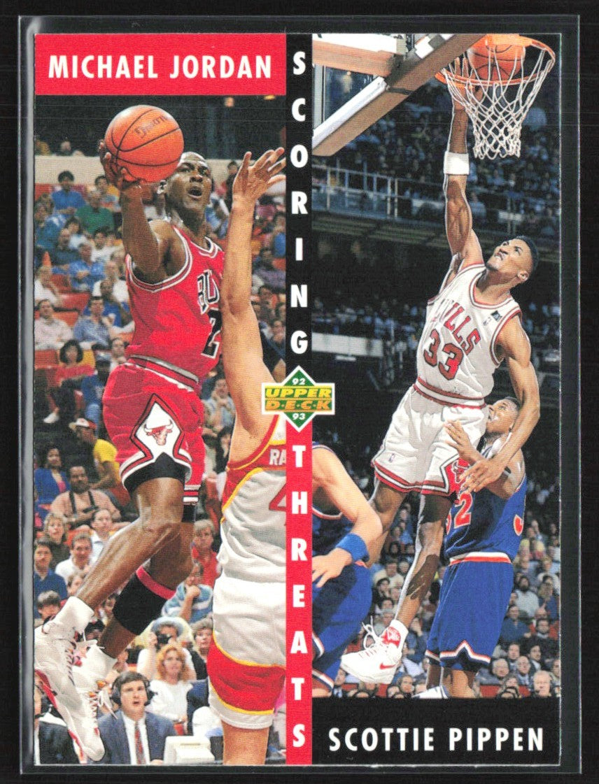 Michael Jordan/Scottie Pippen 1992 Upper Deck #62 Chicago Bulls