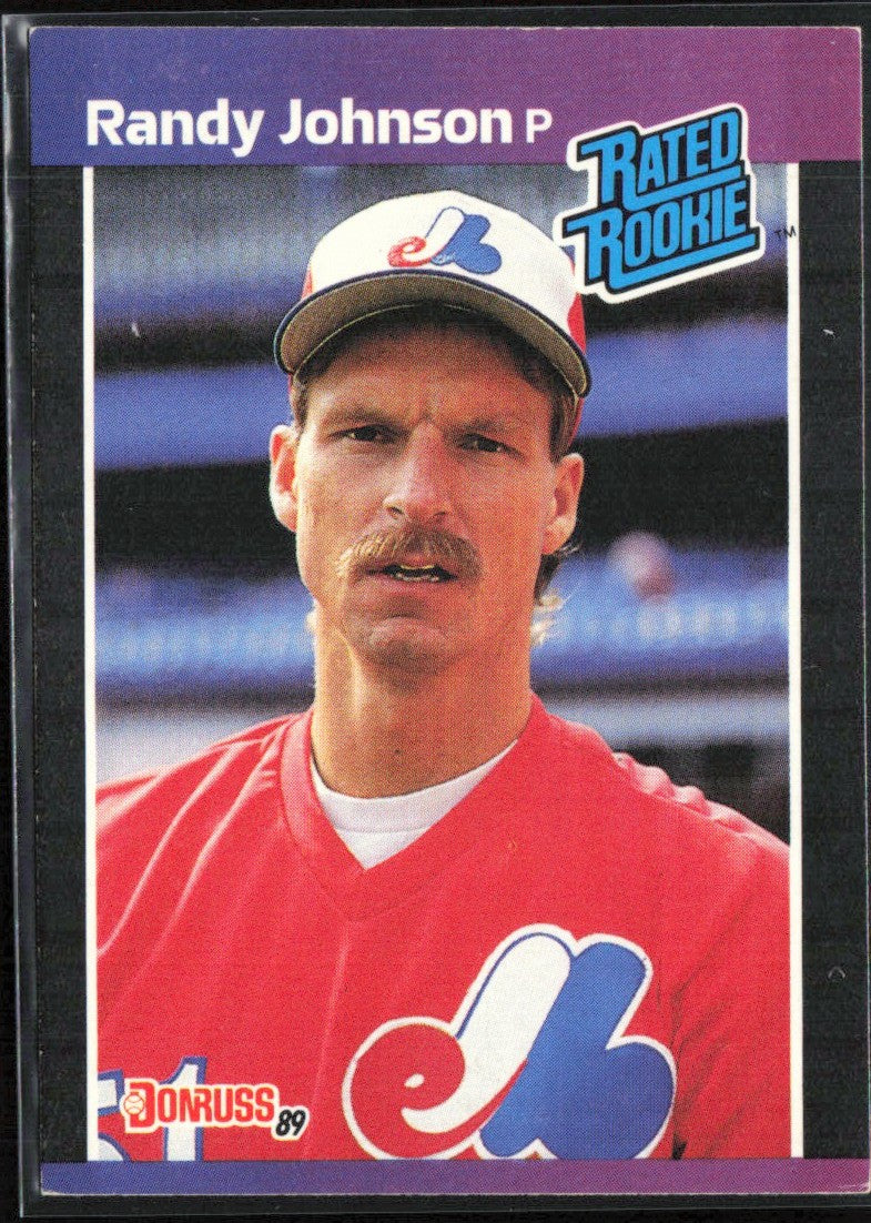 Randy Johnson 1989 Donruss RC #42 Montreal Expos